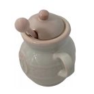 Kerámia  Mézescsupor Mézcsorgató Kanállal 172999