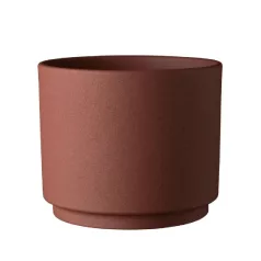 Kerámia Kaspó Oslo Stone Red 13 x 12 cm 190360
