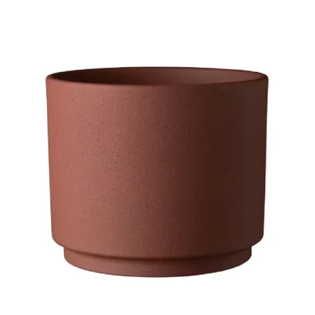 Kerámia Kaspó Oslo Stone Red 13 x 12 cm 190360