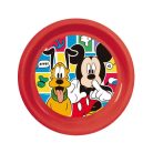 Mickey+Pluto - műanyag lapostányér 22 cm 674585