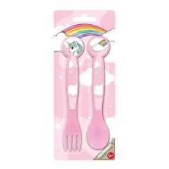 Unikornis - műanyag evőeszköz szett 674718