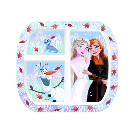 Jégvarázs - Osztott műanyag tányér 21 cm 674748