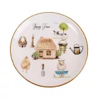 Kerámia tányér 21 cm Happy Farm 172853