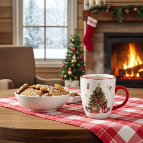 Kerámia Bögre Karácsonyfa mintával 172916