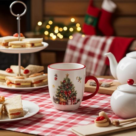 Kerámia Bögre Karácsonyfa mintával 172916