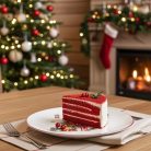 Kerámia tányér 25 cm Karácsonyi 172934