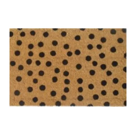 Kókuszrost-PVC lábtörlő pöttyös mintával 60 × 40 cm