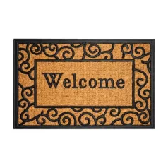 Kókuszrost lábtörlő Welcome felirattal 60 × 40 cm