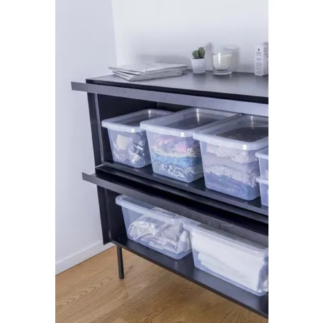 Átlátszó Doboz Tetővel 52 L 2298 