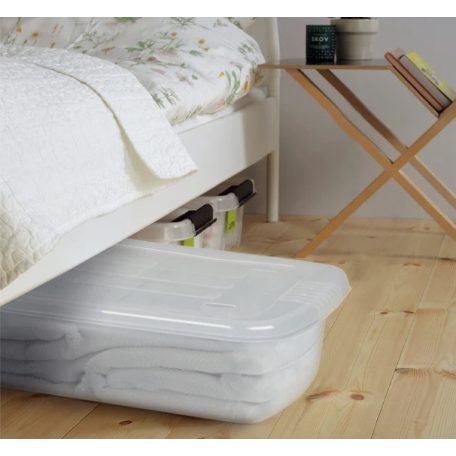 Átlátszó Gurulós Tároló 25 L 2231 