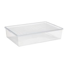 Átlátszó Tárolódoboz Tetővel 20 L