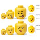 LEGO Fej Tároló Doboz Nagy 3 Db-os 4334 