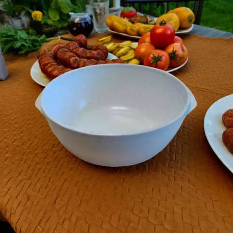 Műanyag Gulyástál 2 Füllel 0,7 L