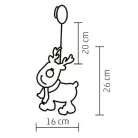 Led Ablakdísz Rénszarvas KID311 