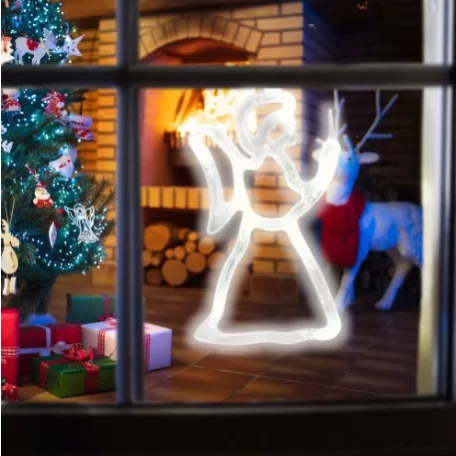 Led Ablakdísz Angyal KID413 