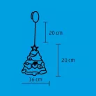 Led Ablakdísz Karácsonyfa KID314 
