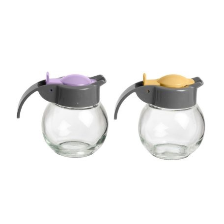 Üveg Kiöntő Fedéllel 180 ml