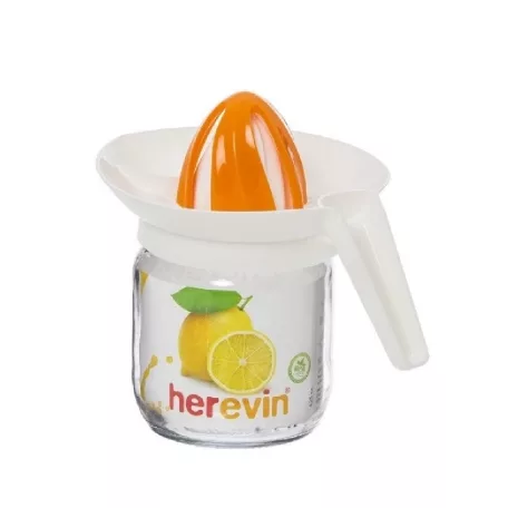 Citromfacsaró Üveg Tartállyal 425 ML Fehér
