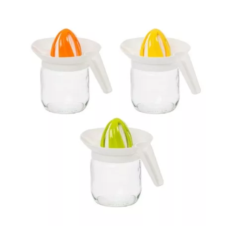 Citromfacsaró Üveg Tartállyal 425 ML Fehér