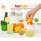 Citromfacsaró Üveg Tartállyal 425 ML Fehér