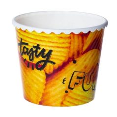 Popcorn Kosár Chips Mintás 2,3 L 
