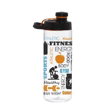 Sport Kulacs 750 ML Gym Csavaros Kupakkal