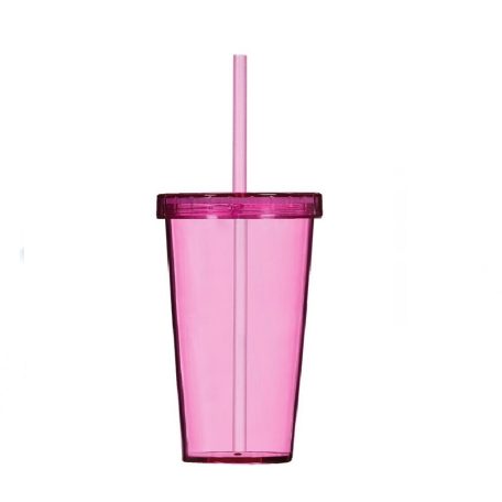 Pohár+Szívószál 660 ML Mix