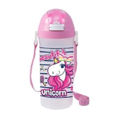 Kulacs Szívószállal 610 ML Unicorn