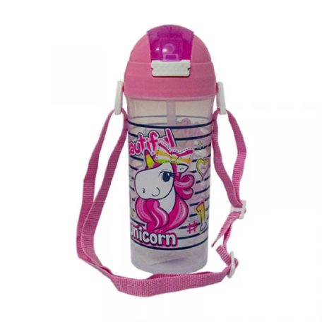 Kulacs Szívószállal 610 ML Unicorn