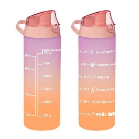 Sport Kulacs 750 ml Orange-Pink