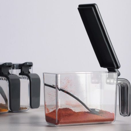 Fűszertartó Szett 5 darabos fűszerkanállal