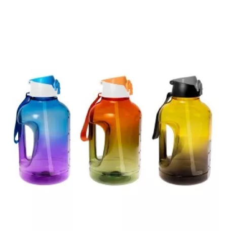 Színátmenetes Műanyag Vizes Palack 2,5 liter