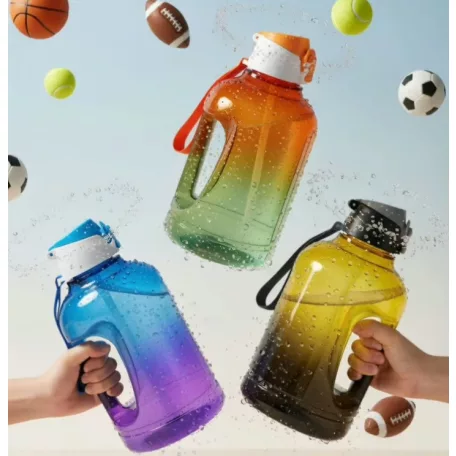Színátmenetes Műanyag Vizes Palack 2,5 liter