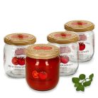 Befőttesüveg+Tető 4 Db-os 425 ml