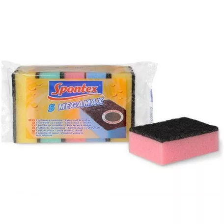 Spontex Megamax Mosogatószivacs 5 Db-os