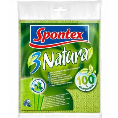 Spontex Green Natura Szivacskendő 3 Db
