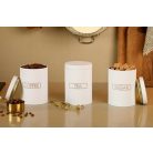 Fém Doboz 3 db-os Szett Kicsi Fehér