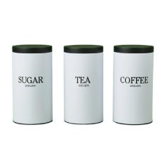 Fém Doboz 3 db-os Szett Nagy Fehér