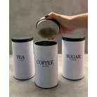 Fém Doboz 3 db-os Szett Nagy Fehér