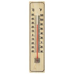 Hőmérő Fa 220X50X13 Mm
