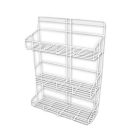 Falipolc Fém 3-as 57X34X15 Cm