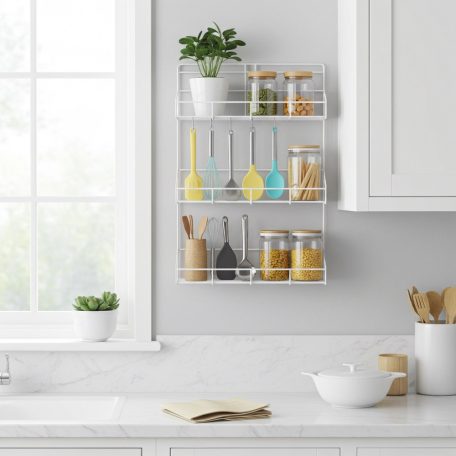 Falipolc Fém 3-as 57X34X15 Cm