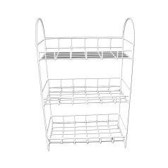 Mosószer tartó 3-as 70X44X20 Cm