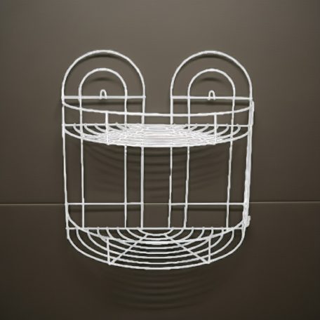 Félkörpolc 2 Részes Fém 40X40X20 Cm