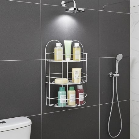 Félkörpolc 3 Részes Fém 64X41X20 Cm