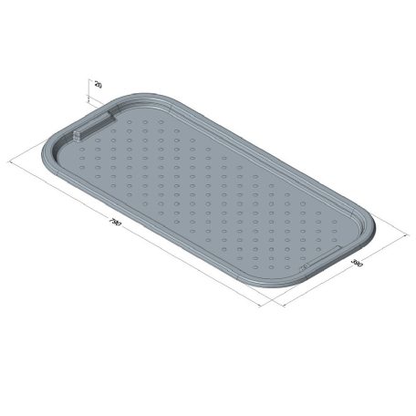 Cipőtartó Tálca 790*390 Mm