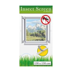 Szúnyogháló ablakra 130x130 cm fehér