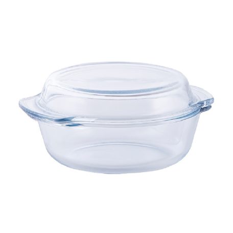 Hőálló Jénai Tál Kerek Fedővel 1,7 L Termisil