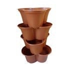 Torony Virágcserép Egymásra Rakható 16 Cm