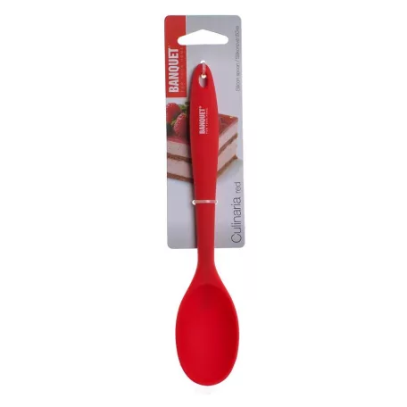 Szilikon Főzőkanál 20 cm Culinaria Red